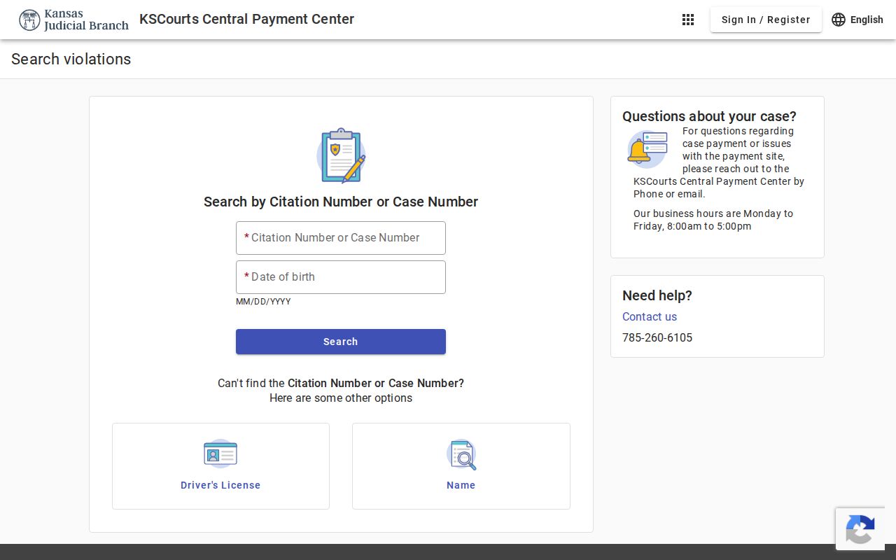 Comanche County traffic court citation search fields